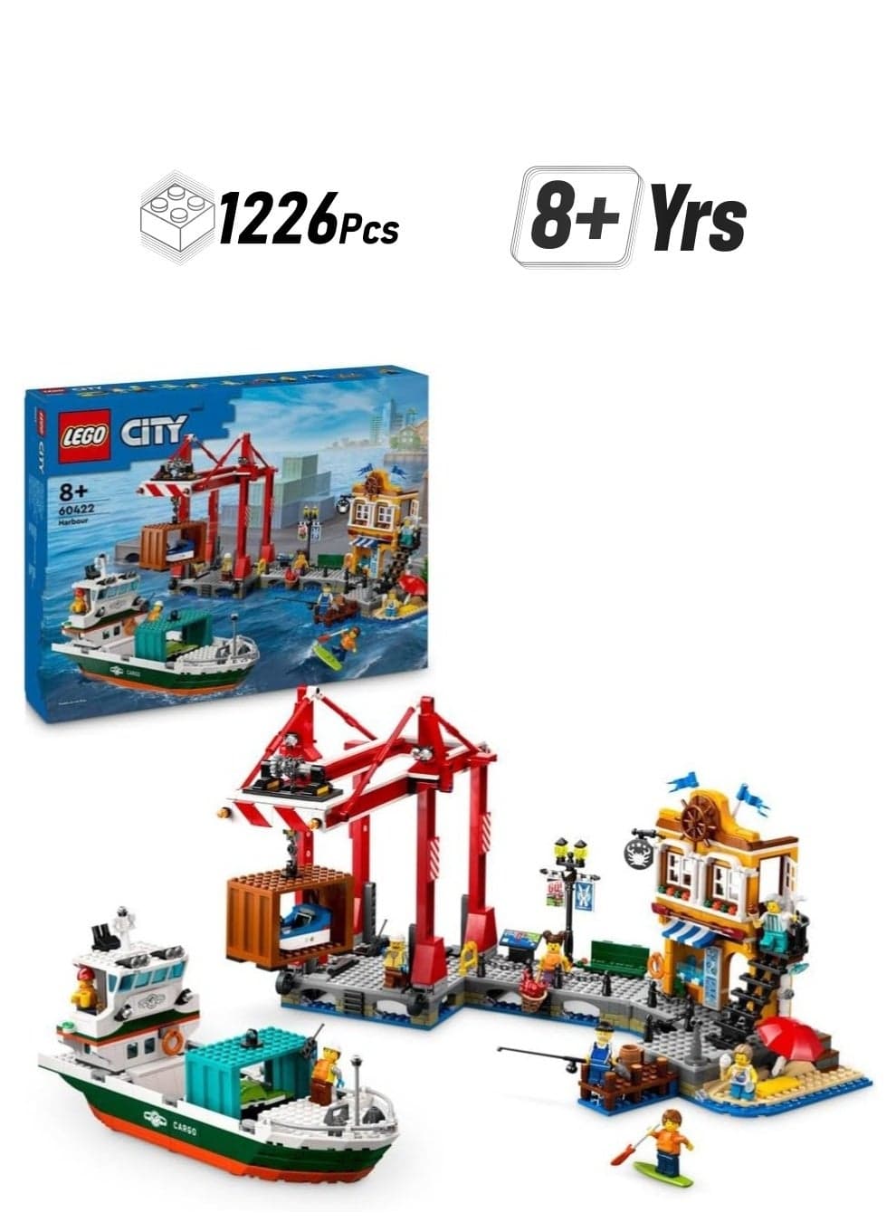Lego City Seaside Harbor with Cargo Ship 60422