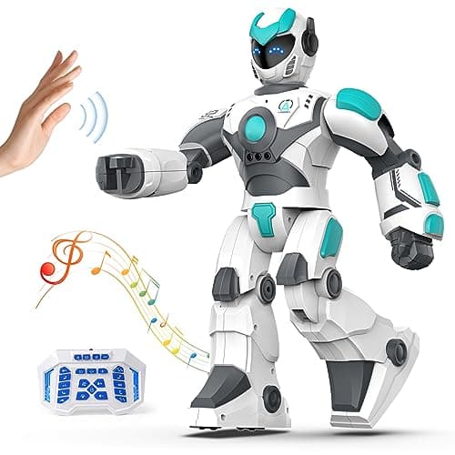 VATOS Remote Control Robot for Kids Extra Large 154 Programmable RC Robot Toy with Sing Dance Gesture Sensing Voice Control Rechargeable Smart Toy for Boys Girls Toddler 3 4 5 6 8