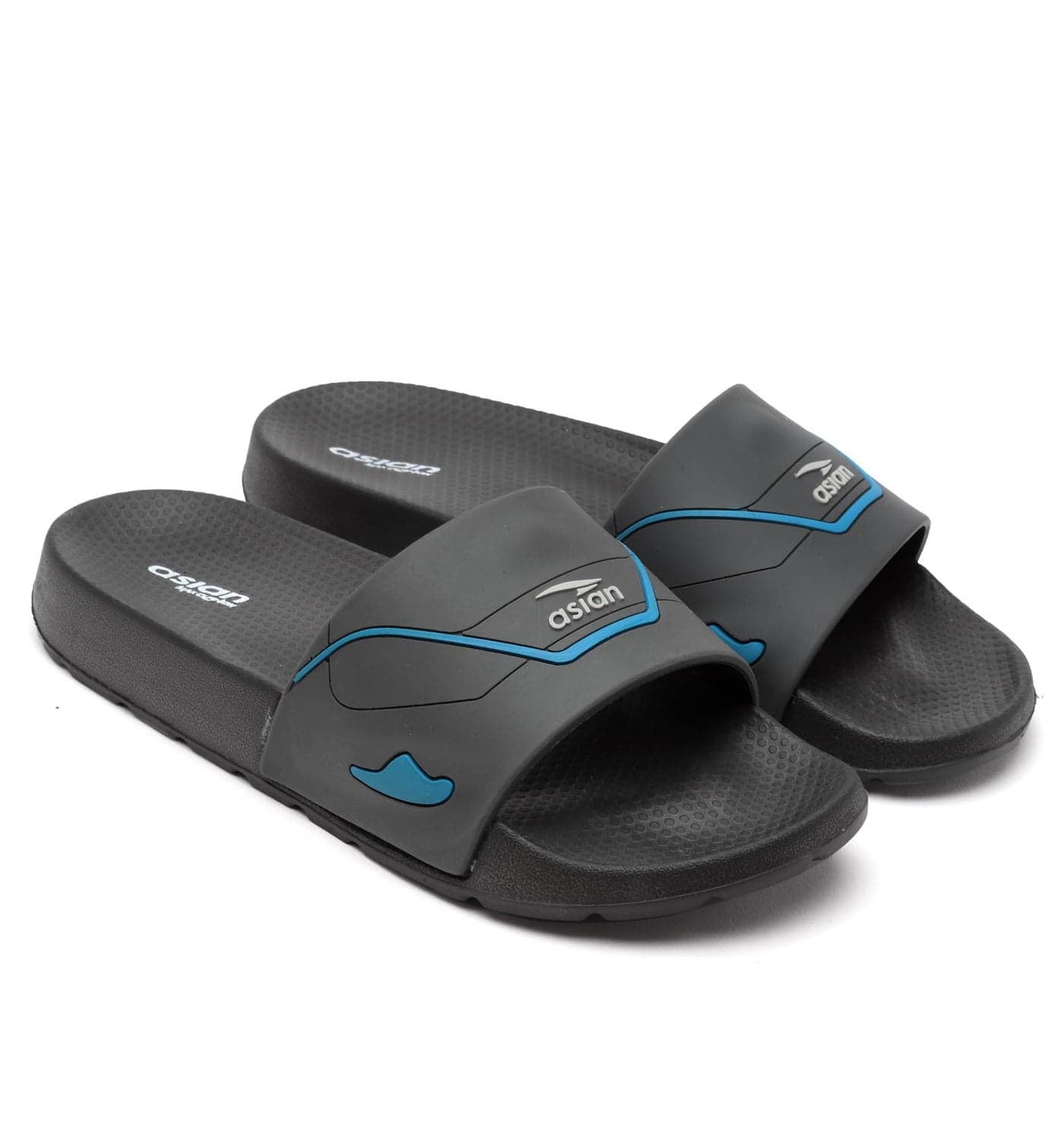 ASIAN Men's Casual Walking Daily Used Slider & Slipper with Lightweight Design Slider & Slippers For Men's & Boy's (DGRYFRZ)-UK 2