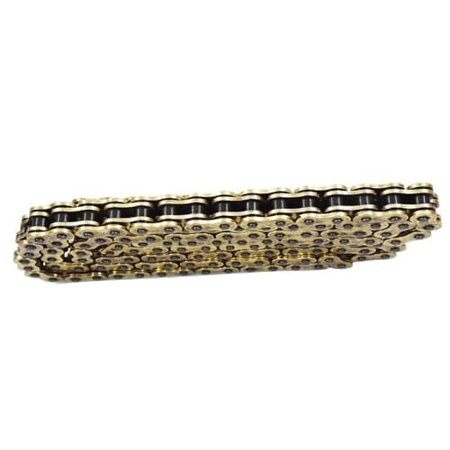 SEBLAFF Motorcycle 520 O Ring Gold Drive Chain 120 Links Replacement for 520 X 120 with Masterlink