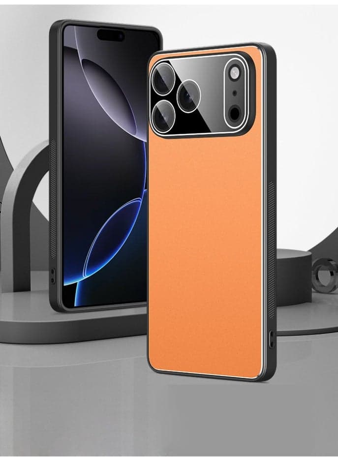 Case for iPhone 17 Pro Max, Ultra Thin Anti-Shock Aluminum Alloy Phone Case, Raised Lip Protection for Screen Camera