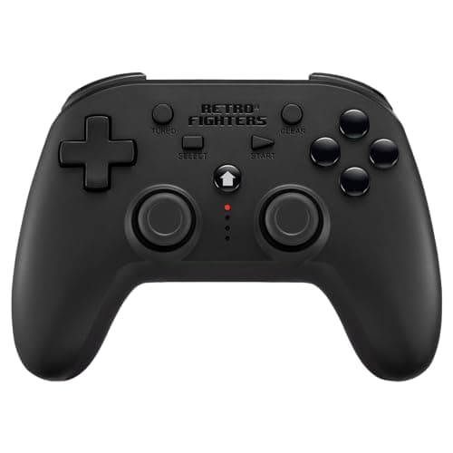 Retro Fighters Defender Bluetooth Controller Next-Gen PS3, PS4 & PC Compatible Wireless (Black)