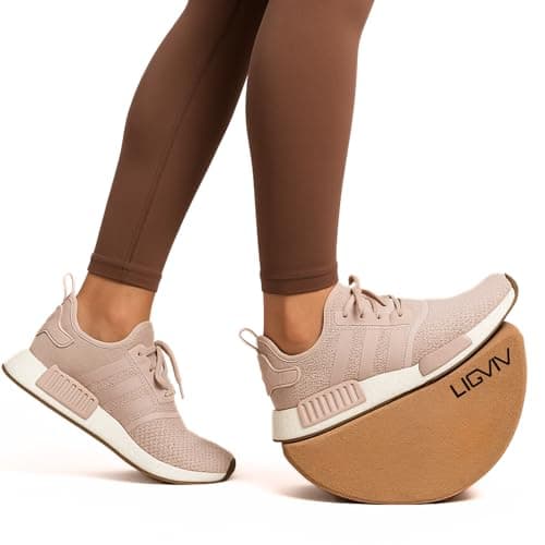 LIGVIV Calf and Foot Stretcher Adjustable 090 Cork Rocker Board for Muscle Stretching Physical Therapy and Plantar Fasciitis Relief