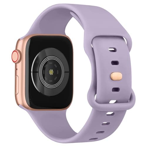 Tobfit Watch Strap Compatible with Apple Watch Series 8 7 6 5 4 3 2 1 SE 38 mm 42mm 40mm 44mm(Watch Not Included), Smartwatch band for Men Women, Strap for iWatch 8 7 6 5 4 3 2 1 (42mm, Taro Purple)