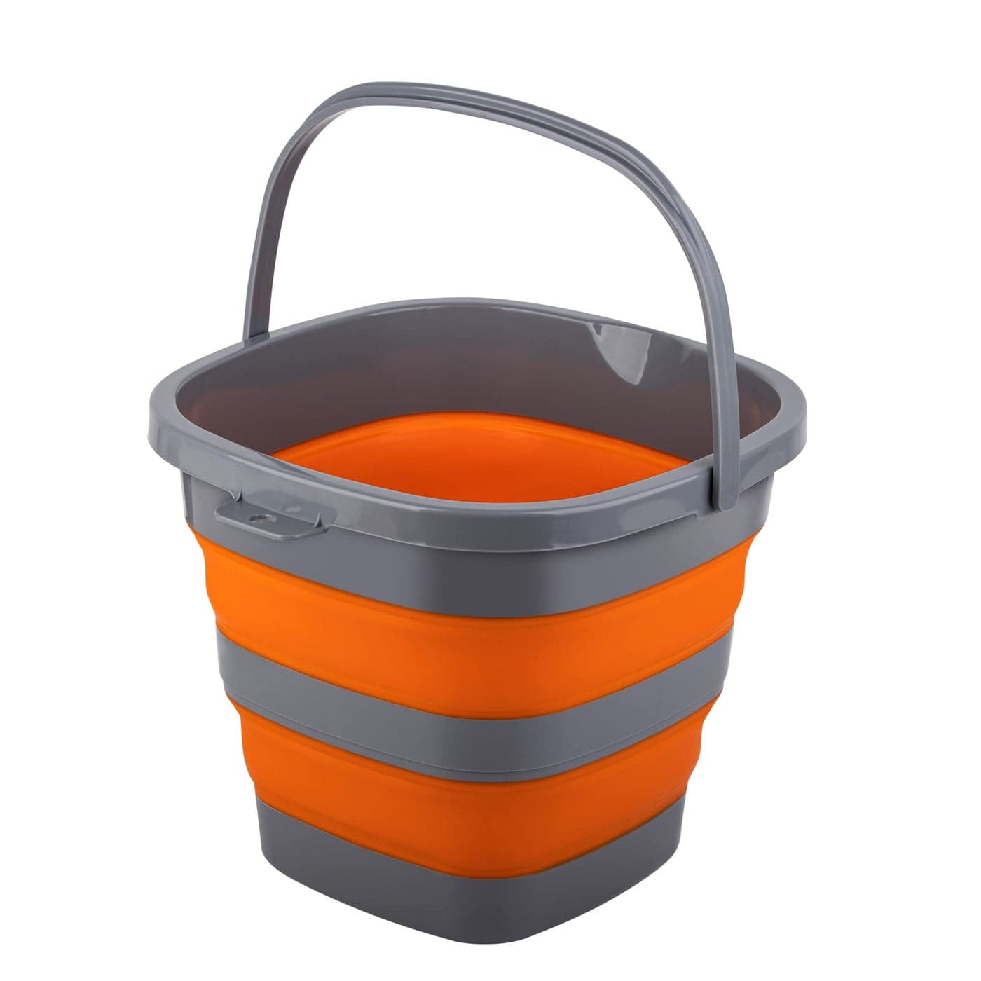 Collapsible Bucket with 132 Gallon 5L Small Plastic Bucket for Sand or Beach Portable Water Bucket for Cleaning Fishing Water Pail