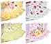 Floral Tea Party Napkins 100 pcs Scalloped Guest Paper Napkins for Wedding Bridal Shower Baby Shower Tea Party Decorations
