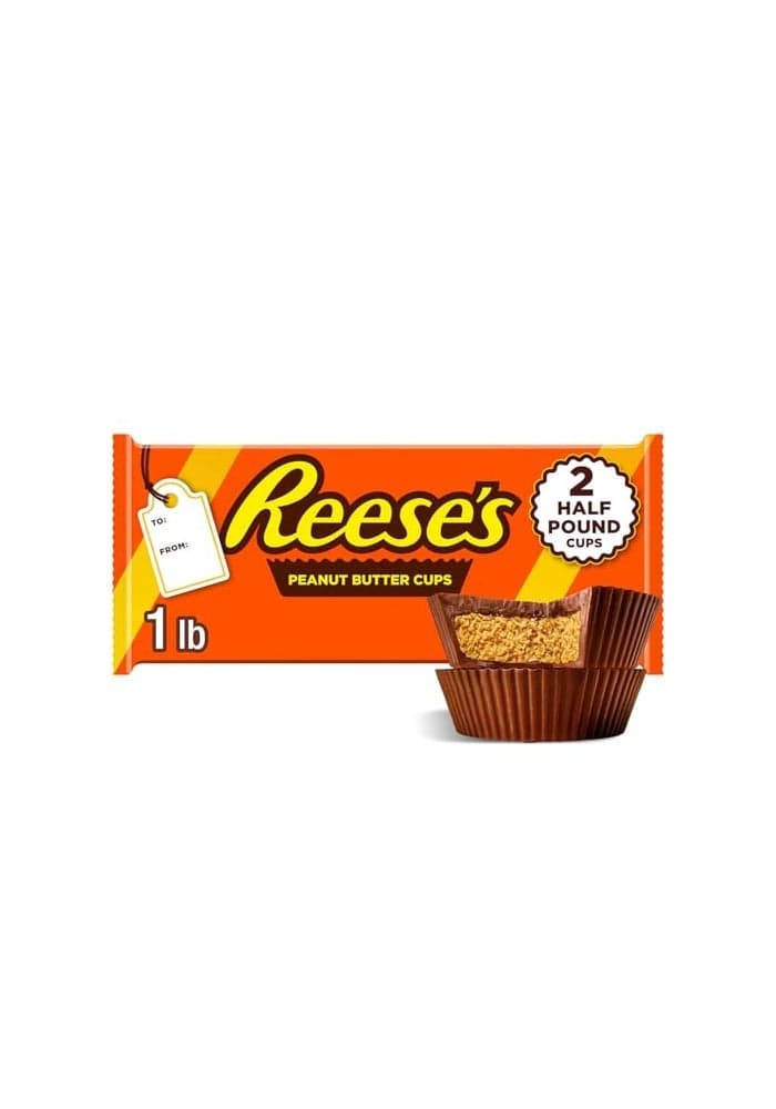 REESES Milk Chocolate HalfPound Peanut Butter Cups Candy Pack 16 oz 2 Pieces
