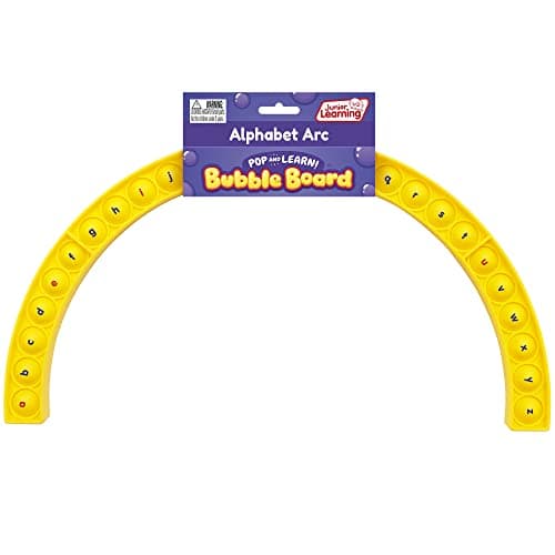 Junior Learning Alphabet Arc Bubble Board DoubleSided Ages 47 Letter Recognition K2