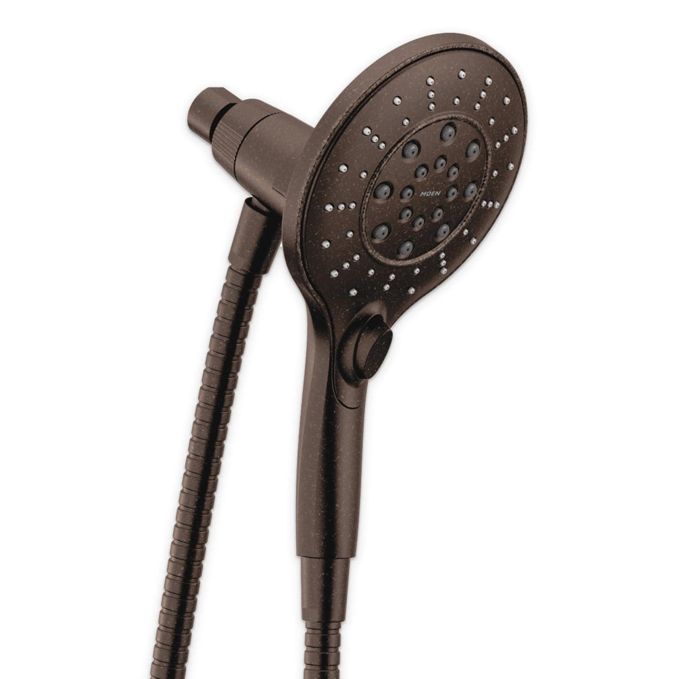 Moen Engage Oil Rubbed Bronze Magnetix SixFunction 55Inch Wide Handheld Shower Head with Magnetic Docking System and Metal Hose 3662EPORB