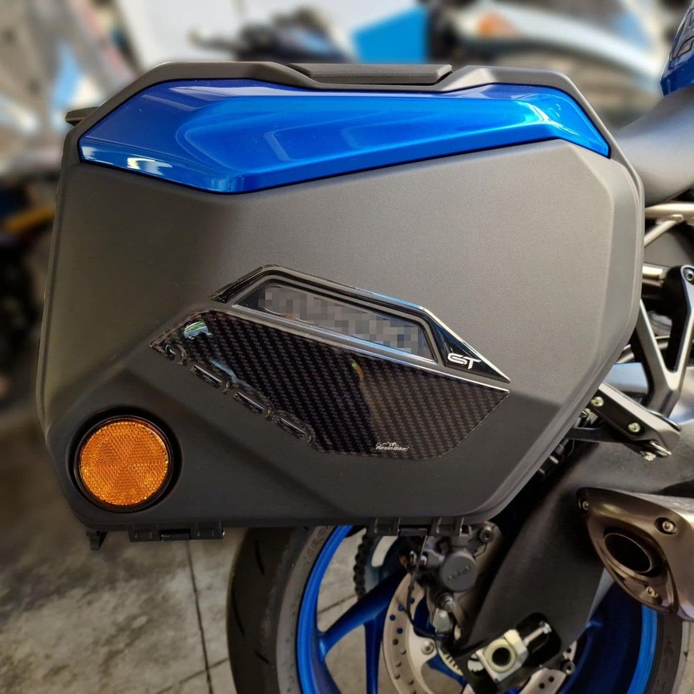 Resin Bike 3D Stickers for Suzuki GSX-S 1000 GT 2022 - Side Bag Protectors