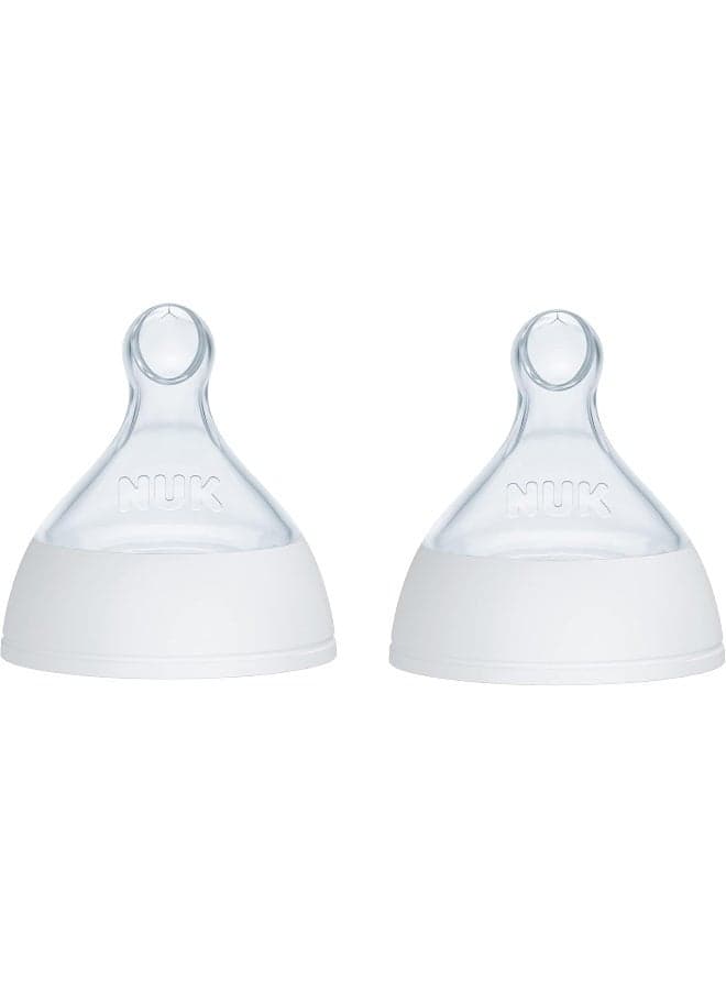 NUK Smooth Flow Pro Anti Colic Baby Bottle Replacement, 2-Pack