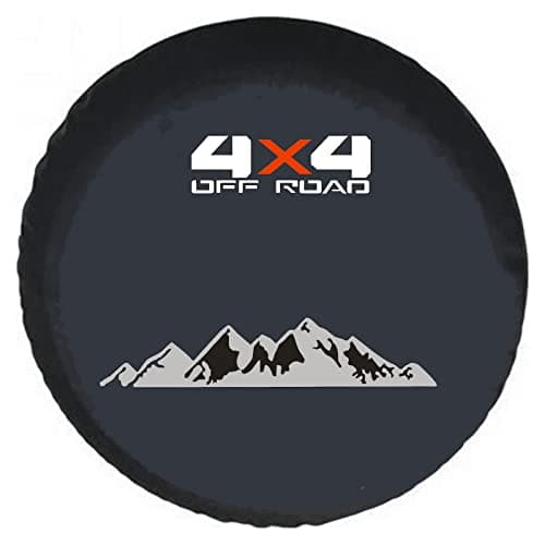 Tribones for Land Rover Discovery, Jeep SUVs, Toyota RAV4 Spare Tire Cover, Spare Wheel Cover, Tire Cover Protector (M Size, 225/65R17, 225/60R18, 235/55R19)