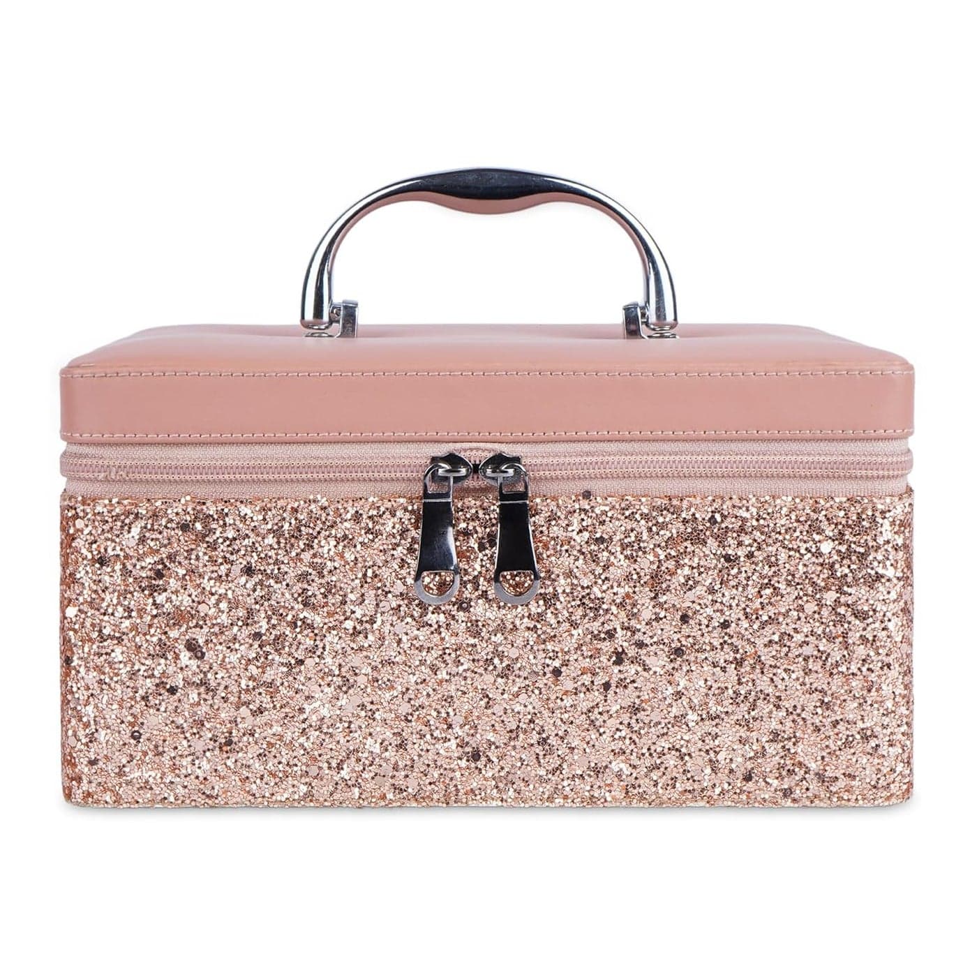 FADAK Cosmetic Makeup for Beauty Case Wedding Makeup Box Travel Large Vanity Mirror Storage Jewelry Bridal Box 2250x 1875x1175 cm Pink Medium