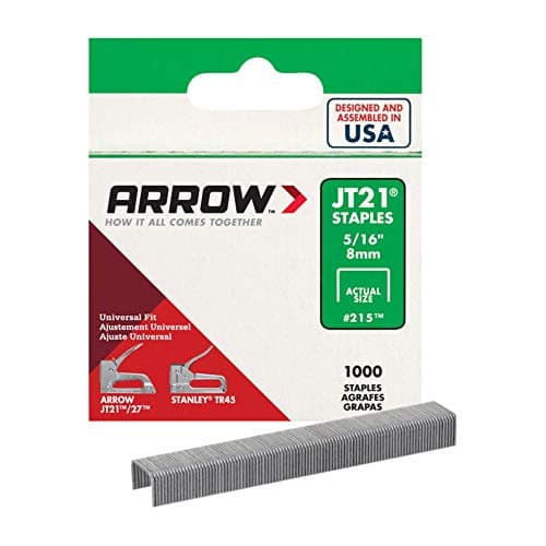 Arrow Fastener 215 5/16" JT21 Staples
