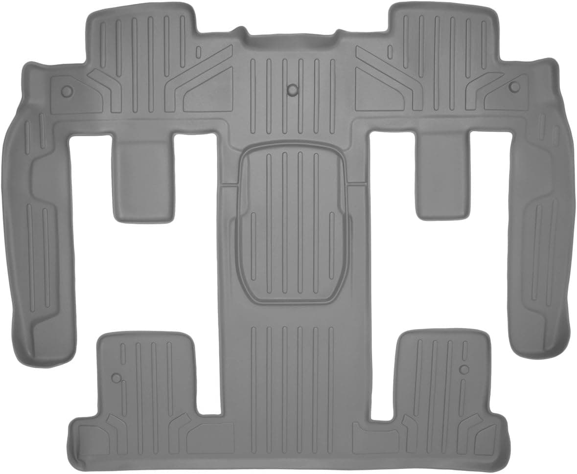 MAX LINER B2044 Floor Mats for 2nd and 3rd Row - Grey for Traverse/Enclave/Acadia/Outlook