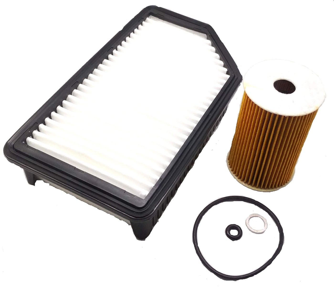 GOPINATH AUTOLINK Car engine oil filter + air filter set of 2pcs compatible with i20 diesel 2008-2013