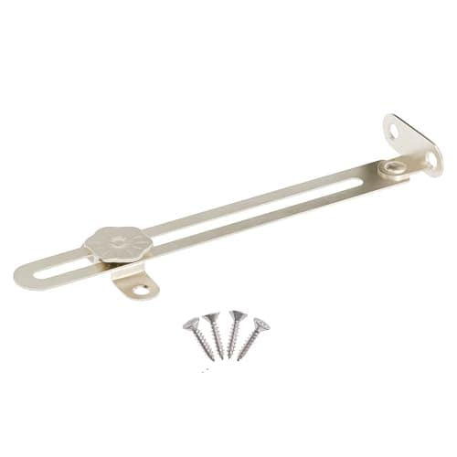 6" Unichrome Adjustable Friction Lid Stay | Right or Left Hand | with Knob for Adjustment | Lid Support Hinge for Antique Furniture | TT4-SCH