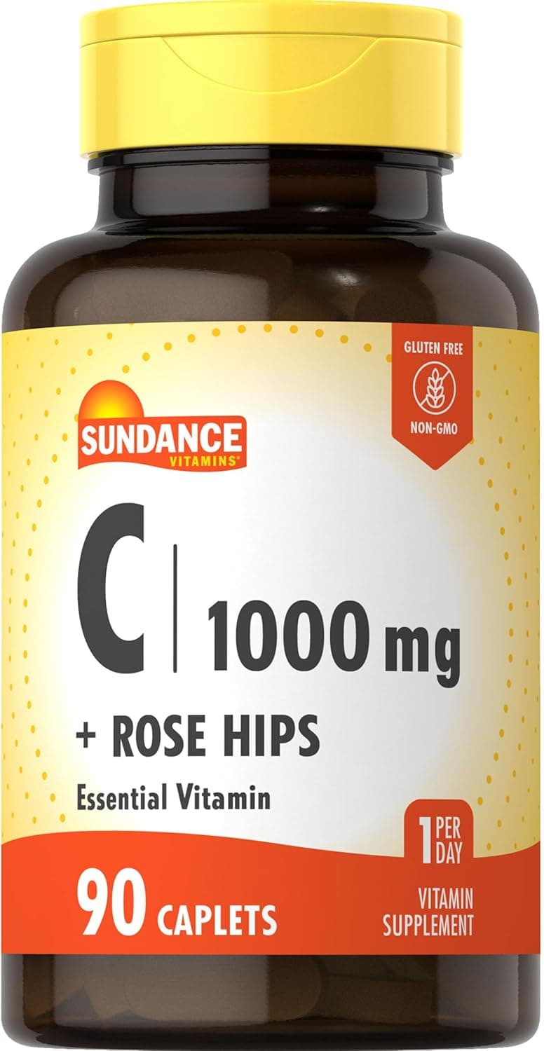 Vitamin C 1000mg with Rose Hips - 90 Caplets