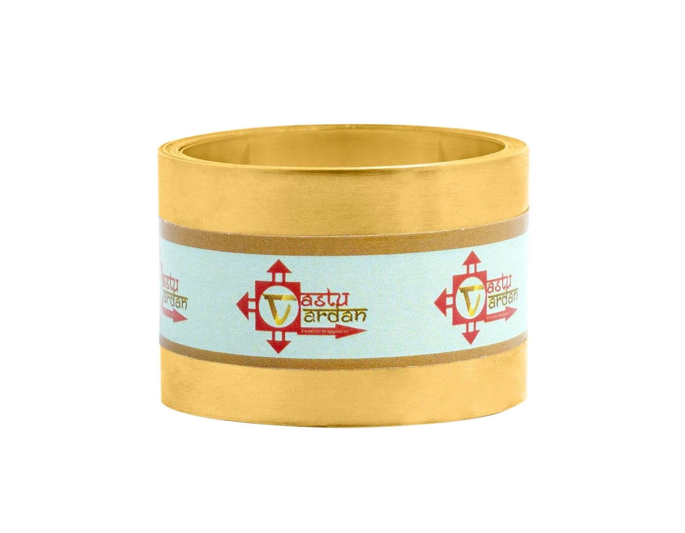 Vastu Vardan Brass Strip | 1 INCH | Pack of 1 | Strip for Vastu Remedy | Width-25mm, Thickness-0.2mm, Length-4 Feet Approx.