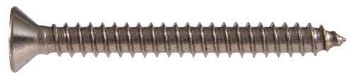 The Hillman Group 823504 Stainless Steel Flat Head Phillips Sheet Metal Screw, 10-Inch x 3-Inch, 50-Pack