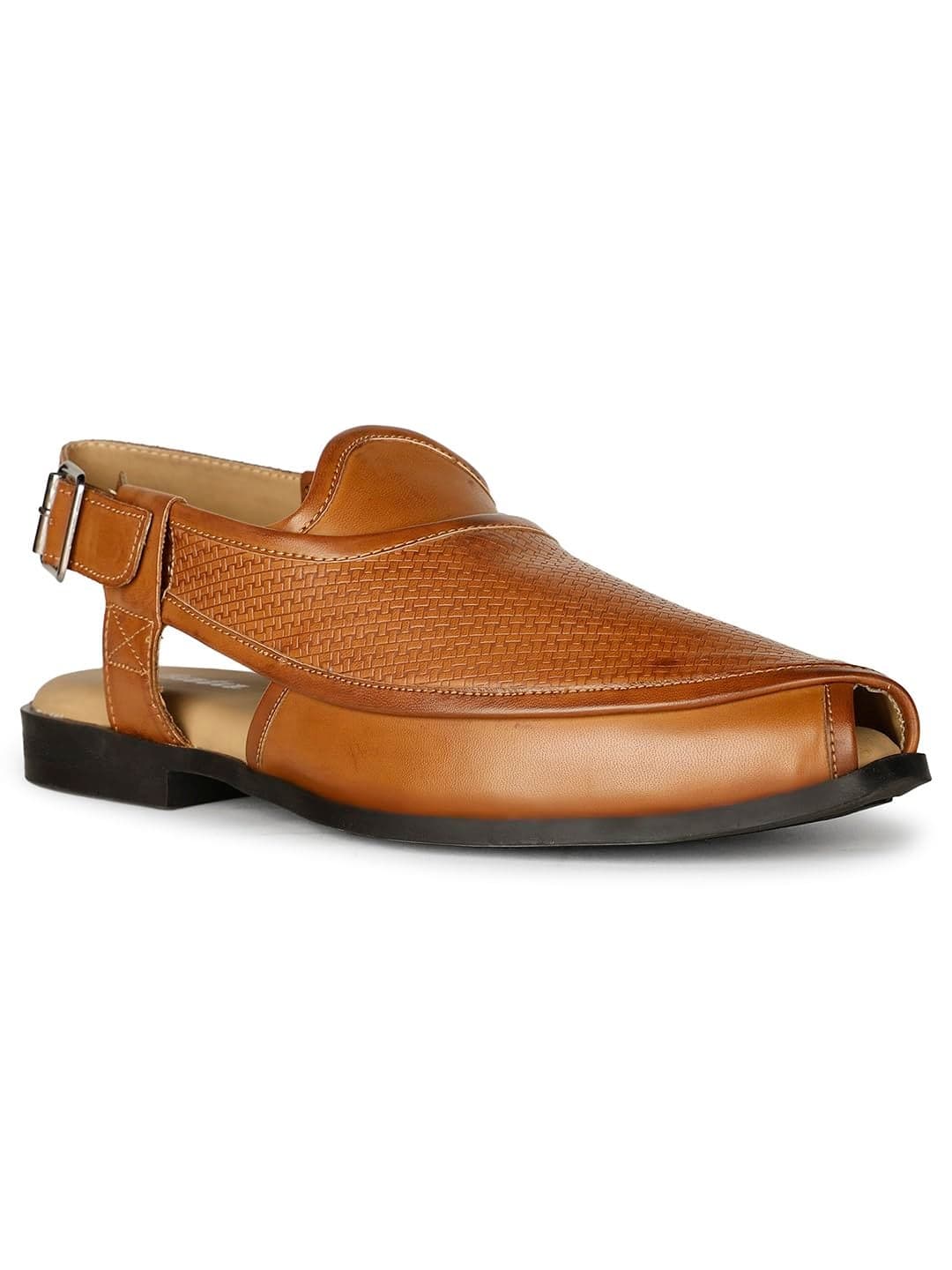 Bata Men's PESHAWARI Tan Sandal's - 7 UK (8613055)