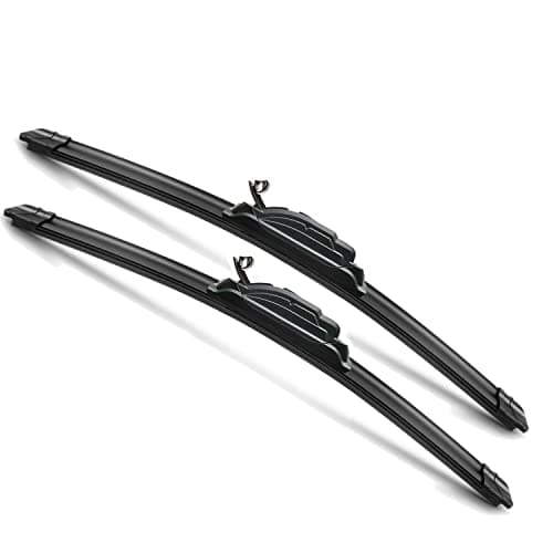JustCar 18 and 18 Windshield Wiper Blades for 19952011 Ford Ranger20062011 Chevry HHR19972001 Jeep Cherokee19951998 Chevrolet C1500AllSeason Auto Windshield JHook Wiper BladesPack of 2