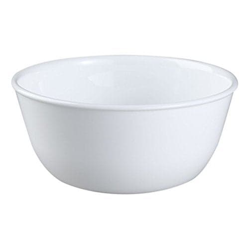 Corelle White Livingware 28-Ounce Super Soup/Cereal Bowl, Winter Frost, 1