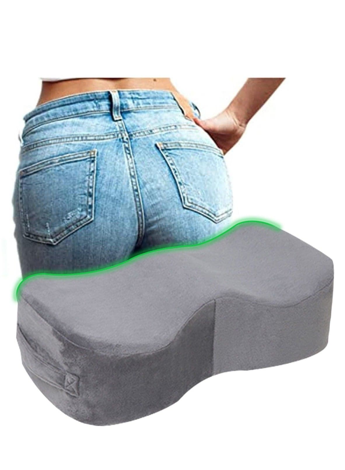 Portable BBL Pillow, Seat Pillows, Brazilian Seat Lift Pillows, Seat Support Cushions, Seat Cushion Pillow, Booster Seat Cushion, Leg Support for Car Office Computer Chair