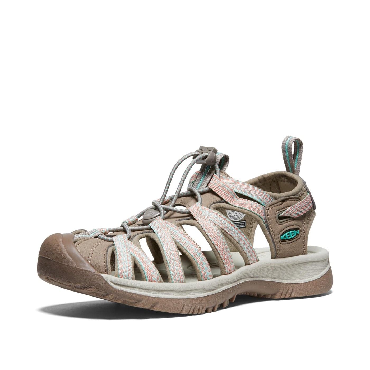 KEEN Womens Whisper Closed Toe Durable Comfortable Easy On Washable Adventure Sandals
