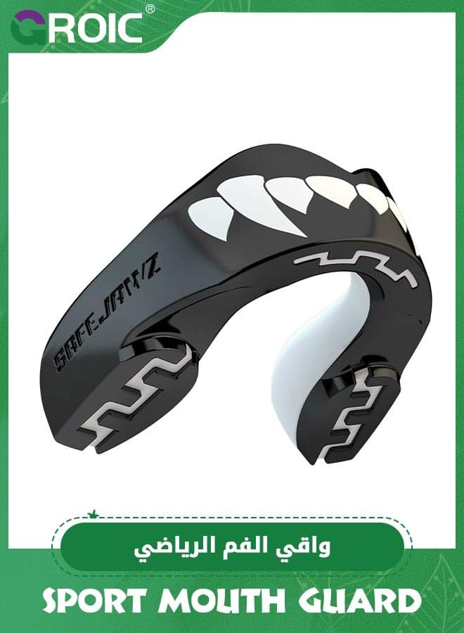 Sports Mouthguards,EVA Mouthguards,Mouthguard for Braces,Mouthguard Slim Fit,Mouth Guard with Case for Boxing, Basketball, Lacrosse, Football, MMA