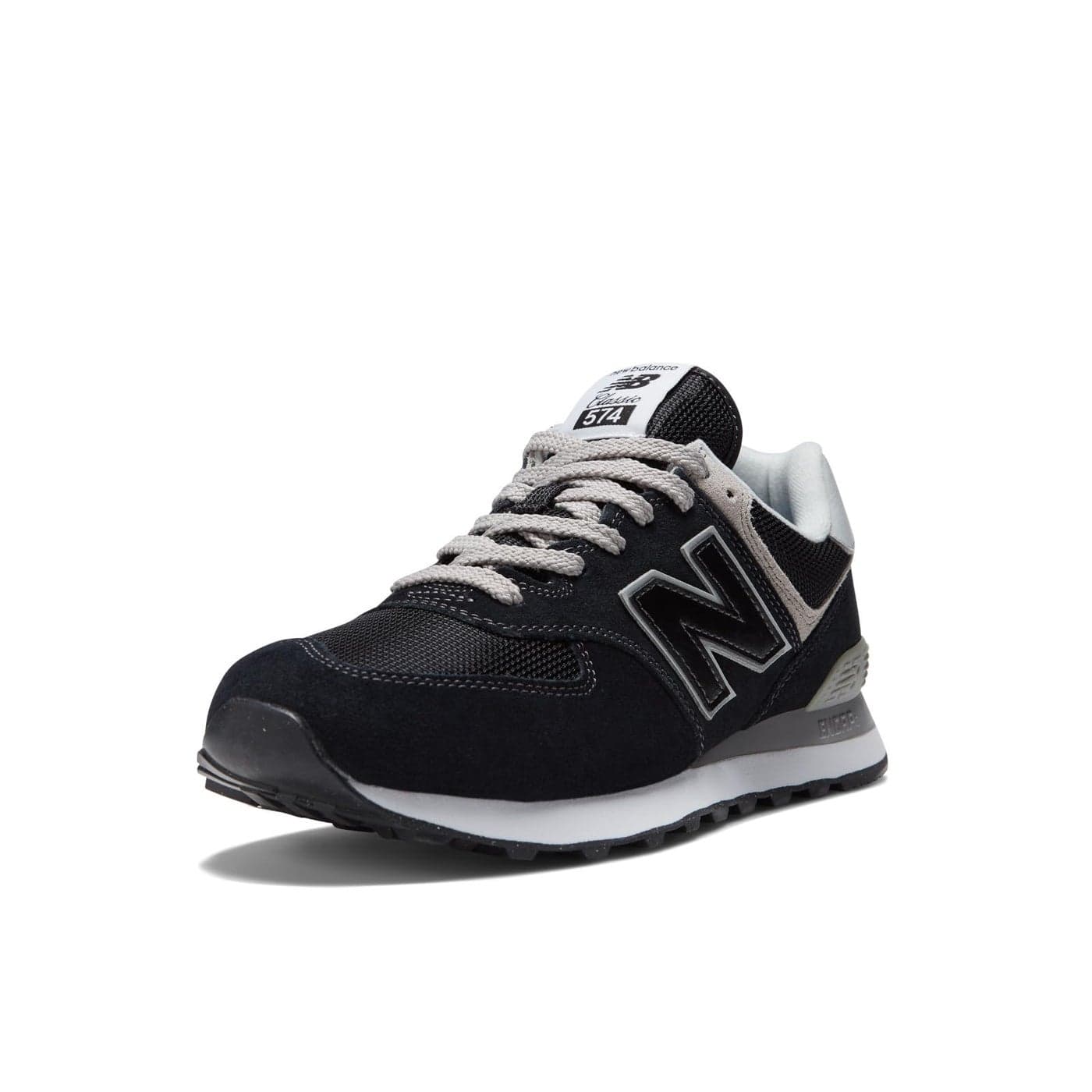 New Balance Mens 574 Core Sneaker BlackWhite 7