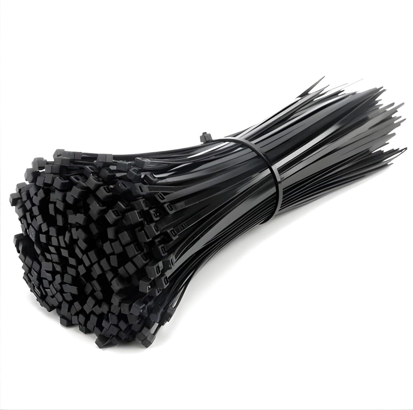 Crae Cable Zip Ties Heavy Duty Strong Wire Organizer | Self-Locking Fasteners | Plastic Cable Clamp | Strap Wraps and Zip Ties | Nylon Plastic Cable Ties | Durable and Soft Custom Sizes |6 Inch Black