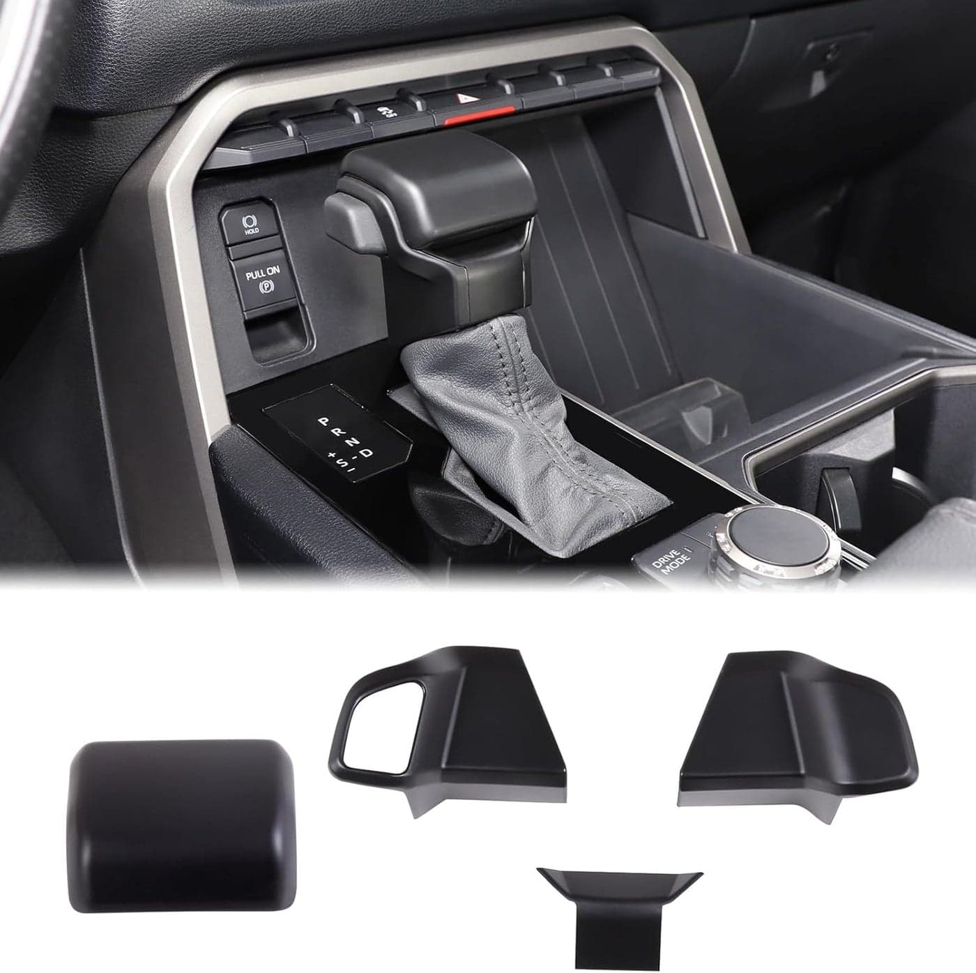 Aunginsy Gear Shifter Head Trim Cover Kit for Toyota Tundra/Sequoia 2022-2025 & Tacoma 2024+