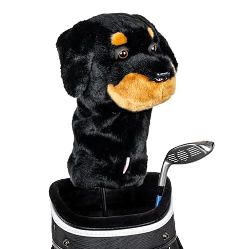 Daphne's Headcovers Rottweiller Driver Headcover | Premium Driver Headcovers | Funny Golf Club Covers | Stylish Protection for Your Clubs | Men's Golf Gear | Driver Headcover for Men and Women