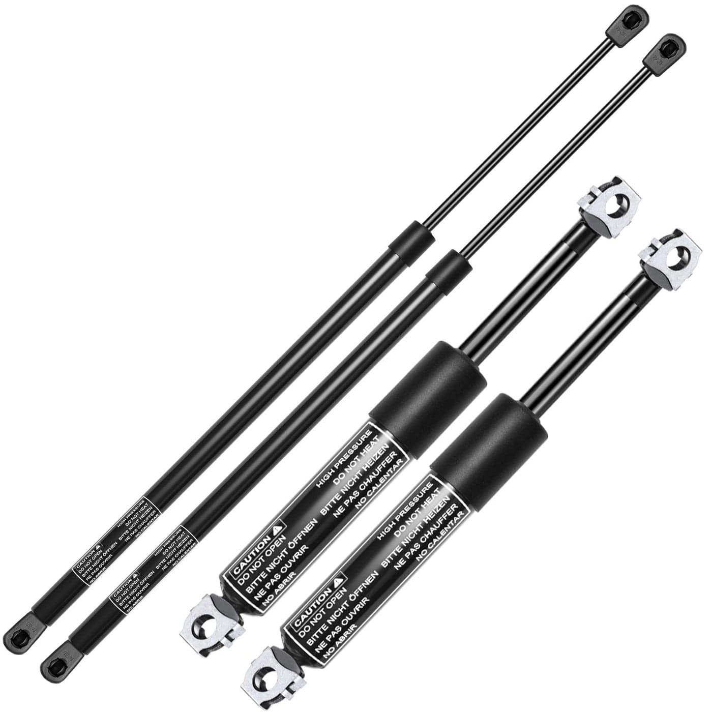APremium Front Hood and Rear Tailgate Lift Supports Shock Struts Compatible with Chevrolet Corvette 19841987 Hatchback 4PC Set