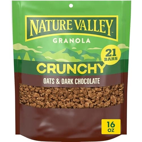 Nature Valley Crunchy Granola Oats and Dark Chocolate Granola Resealable Snack Pouch 16 oz