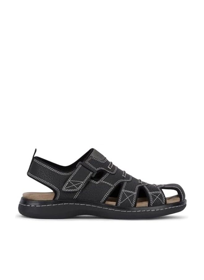 Dockers Men's Searose Fisherman Sandal, black, 8 M US
