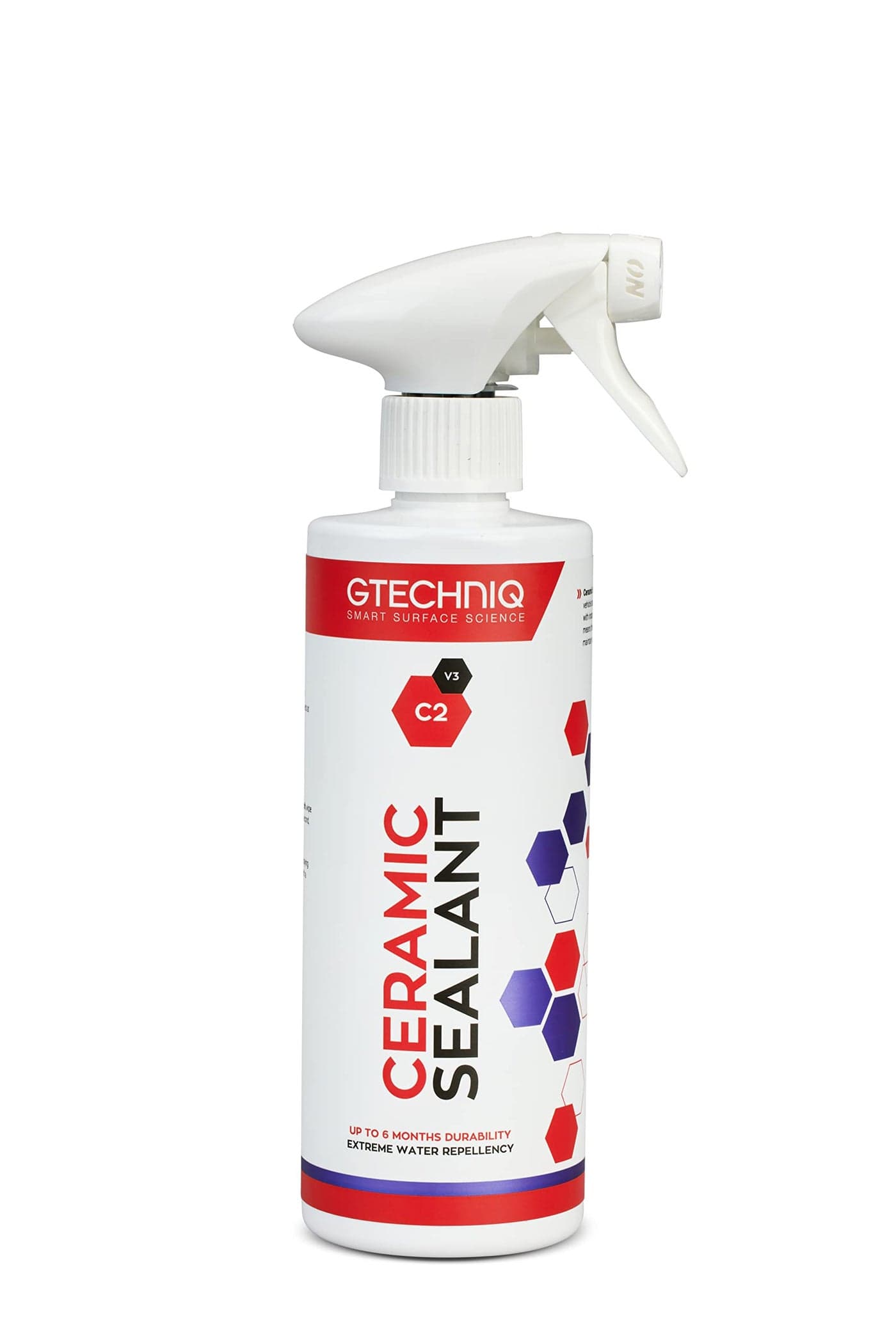 Gtechniq C2 Ceramic Sealant for Cars, Protect Car Paintwork, Trim, Tyres and Windows, High Shine, Easy to Apply - 500ml (Sufficient for 2-3 Large Cars)