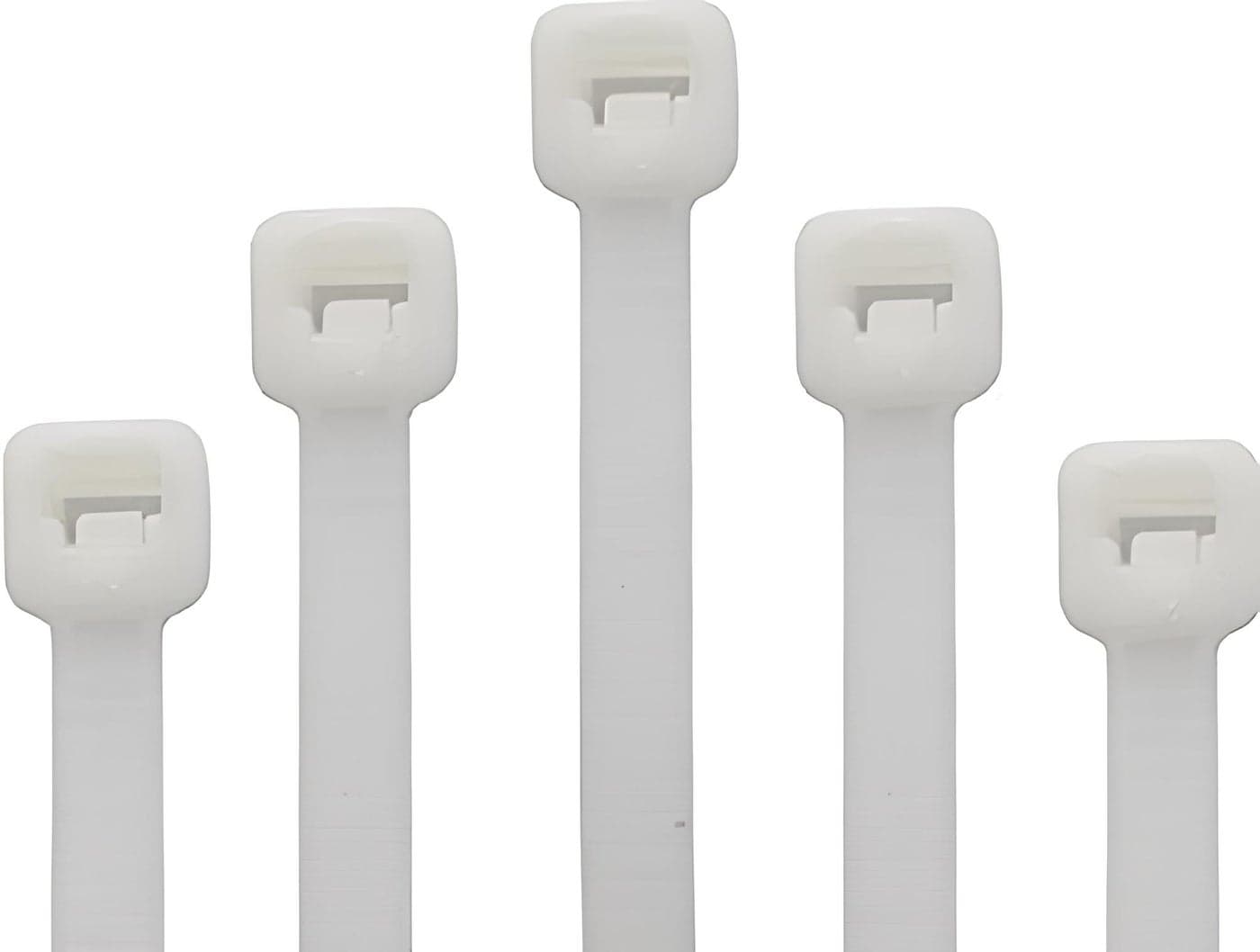 ELEGANT CASA Teeth Grip Nylon Self Locking Adjustable Cable Ties Holding and Cord Management - Heavy Duty Belt Strong Zip-Tie Wire Fastener Zip-Tag Organiser Pack of 300 Pcs, Size 350 X 4.8mm, White