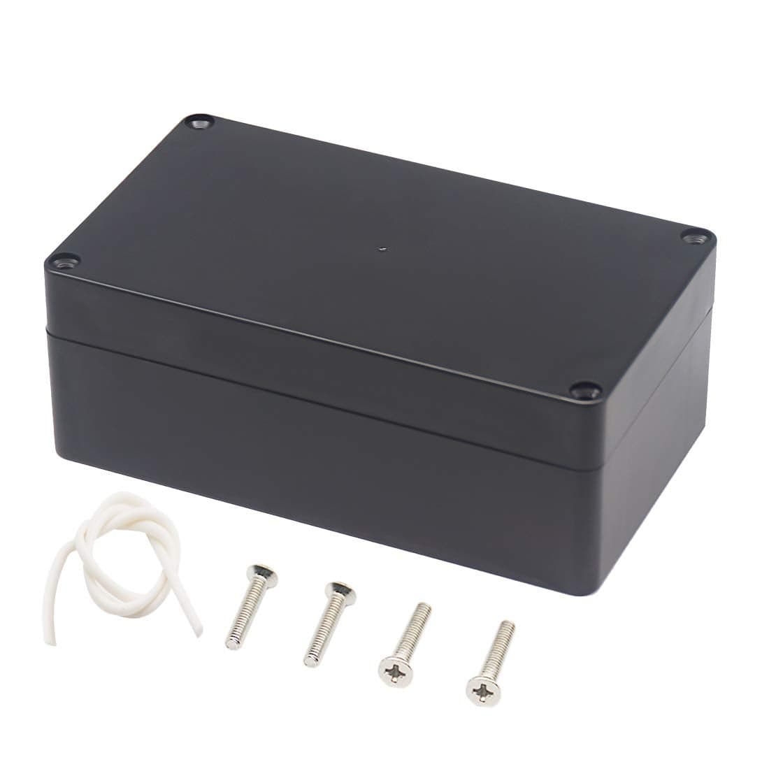 Junction Box Zulkit Project Box IP65 Waterproof Outdoor Box ABS Plastic Electrical Boxes Electronic Enclosure Black 622 x 354 x 236 inch 158 x 90 x 60mm