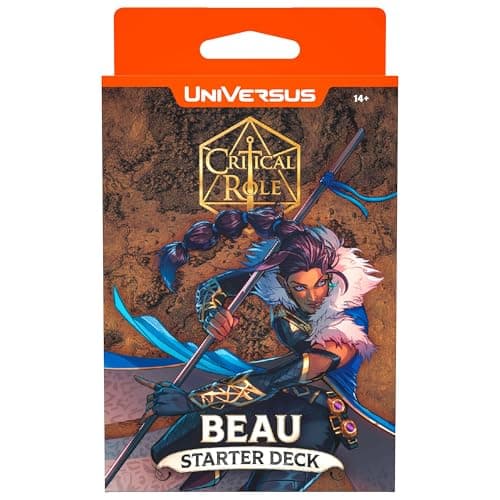 UniVersus Critical Role Heroes of Exandria Beau Starter Deck Ready to Play Character Deck DeckBuilding Battle Collectible Card Game Licensed