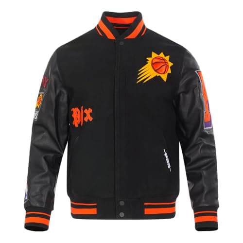 Pro Standard Mens NBA Phoenix Suns Old English Varsity Jacket
