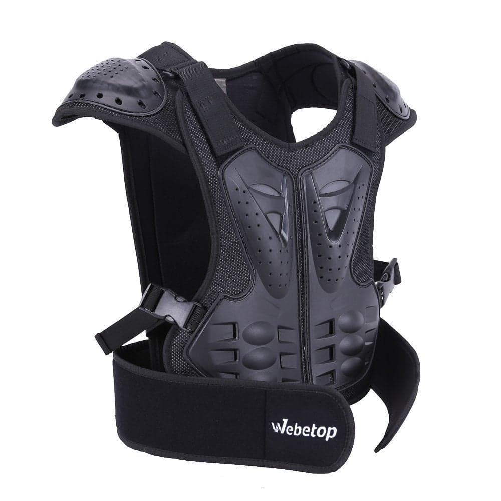 Webetop Kids Chest Protector Motocross Dirt Bike Body Chest Spine Protector Vest Gear for ATV MTB Skiing