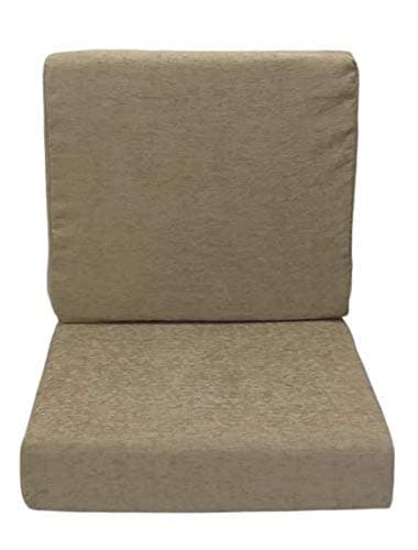 Naman Arts Memory Foam (From The House Of Springwell Sofa Foam Cushions With Cover (Beige, 32 Density Seat 21 X 22 X 5 Inch, 32 Density Back 21 X 18 X 4 Inch)