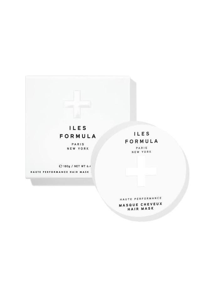 ILES FORMULA Haute Performance Hair Mask - Strengthen and Nourish All Hair Types - For Healthy Hair & Scalp + Color Safe (6.4 Oz)