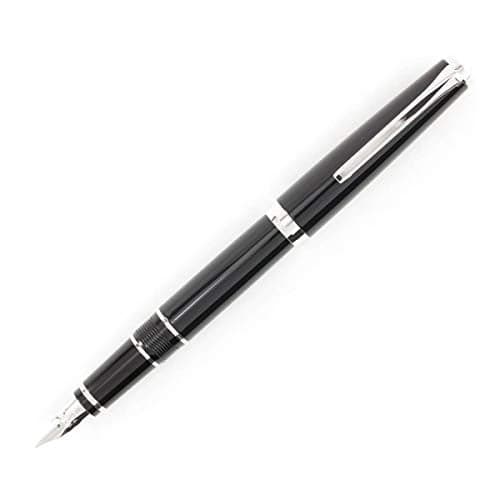 PILOT Metal Falcon Collection Fountain Pen Black Barrel Extra Fine Nib 60461
