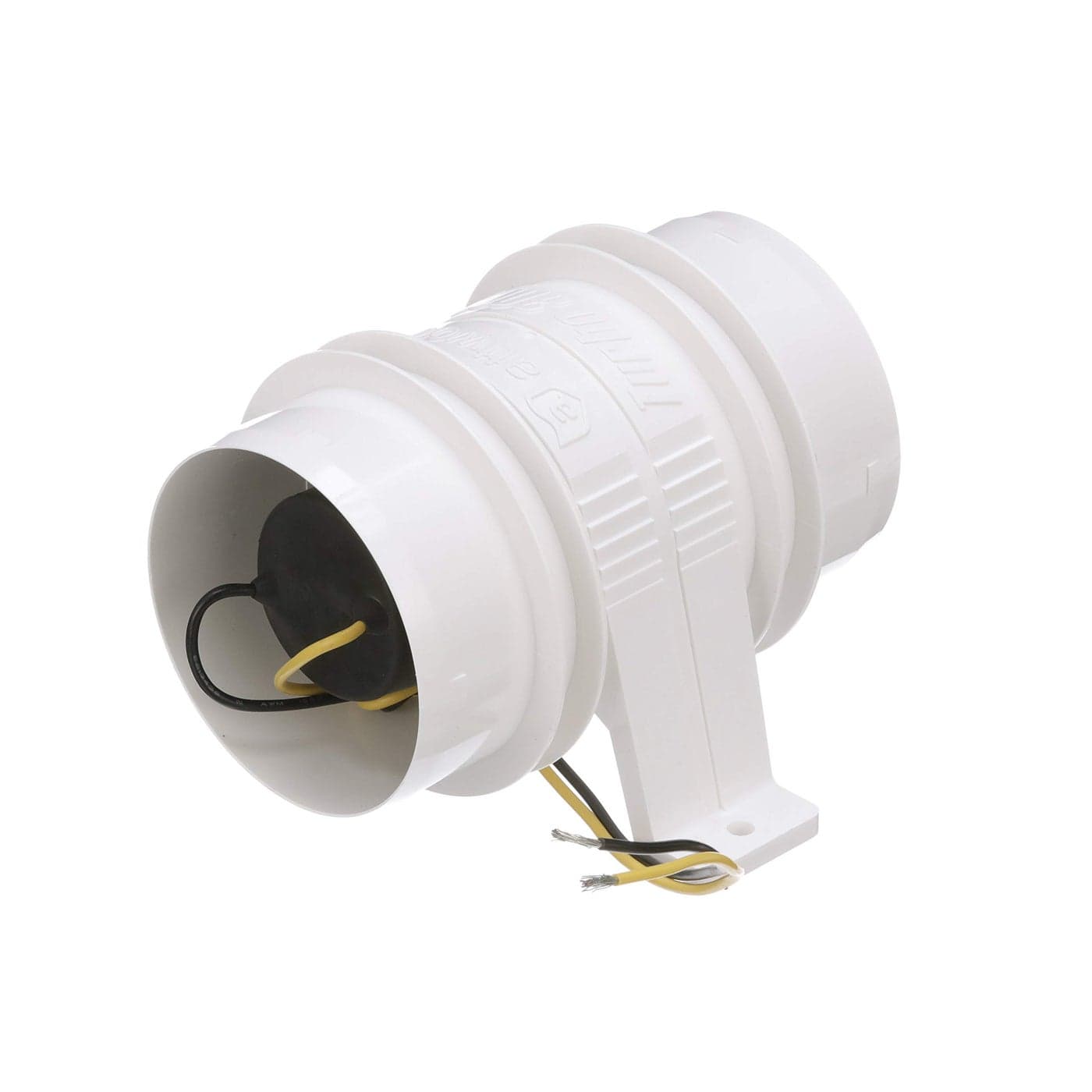 Attwood 1733-4 Turbo 3000 Series In-Line Bilge Blower, For 3-Inch Interior Diameter Vent Hose, Water Resistant, 12-Volt