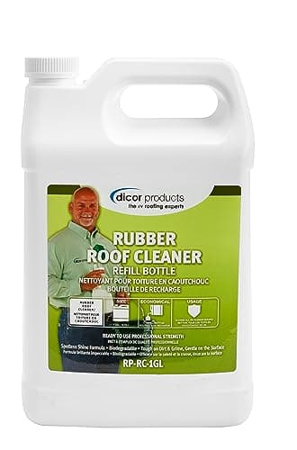 Dicor RP-RC-1GL Deep Cleaning Rubber RV Roof Cleanser Spray Refill - White, 1 Gallon