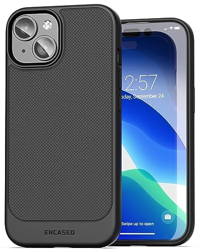 ENCASED Wallet Case Set for iPhone 16 Pro with Removable Card Holder iPhone 16 Pro Black