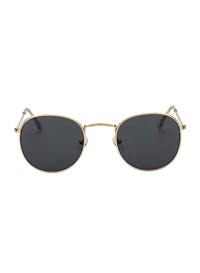 UV Protection Round Frame Sunglasses - Lens Size: 55 mm